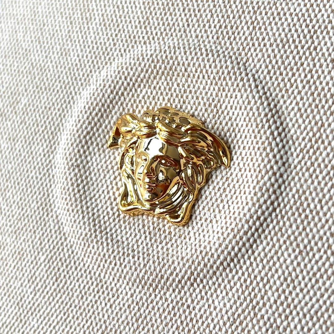 Versace Tote Bag AutumnWinter 2023 New Versace Jeans Tote Bag molded embossed letters concave