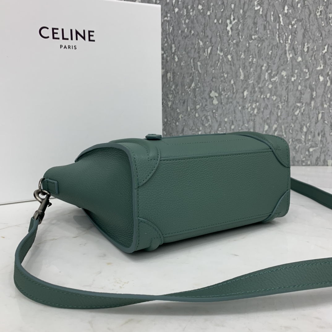 New version of CELINE smiley bag original overseas single parallel cargo 20CM LUGGAGE calfski