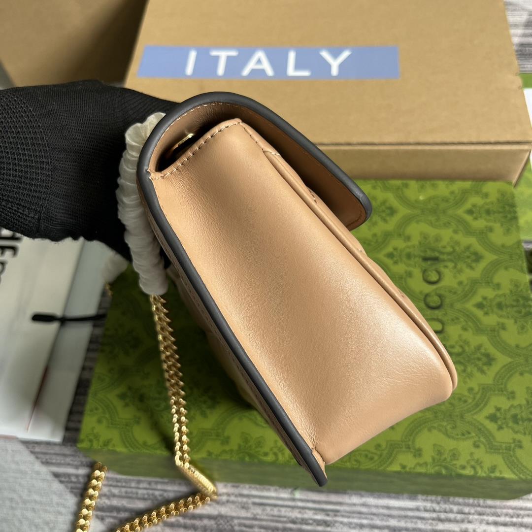 complete set of packaging Gucci Deco series mini shoulder backpack Gucci continuously expands