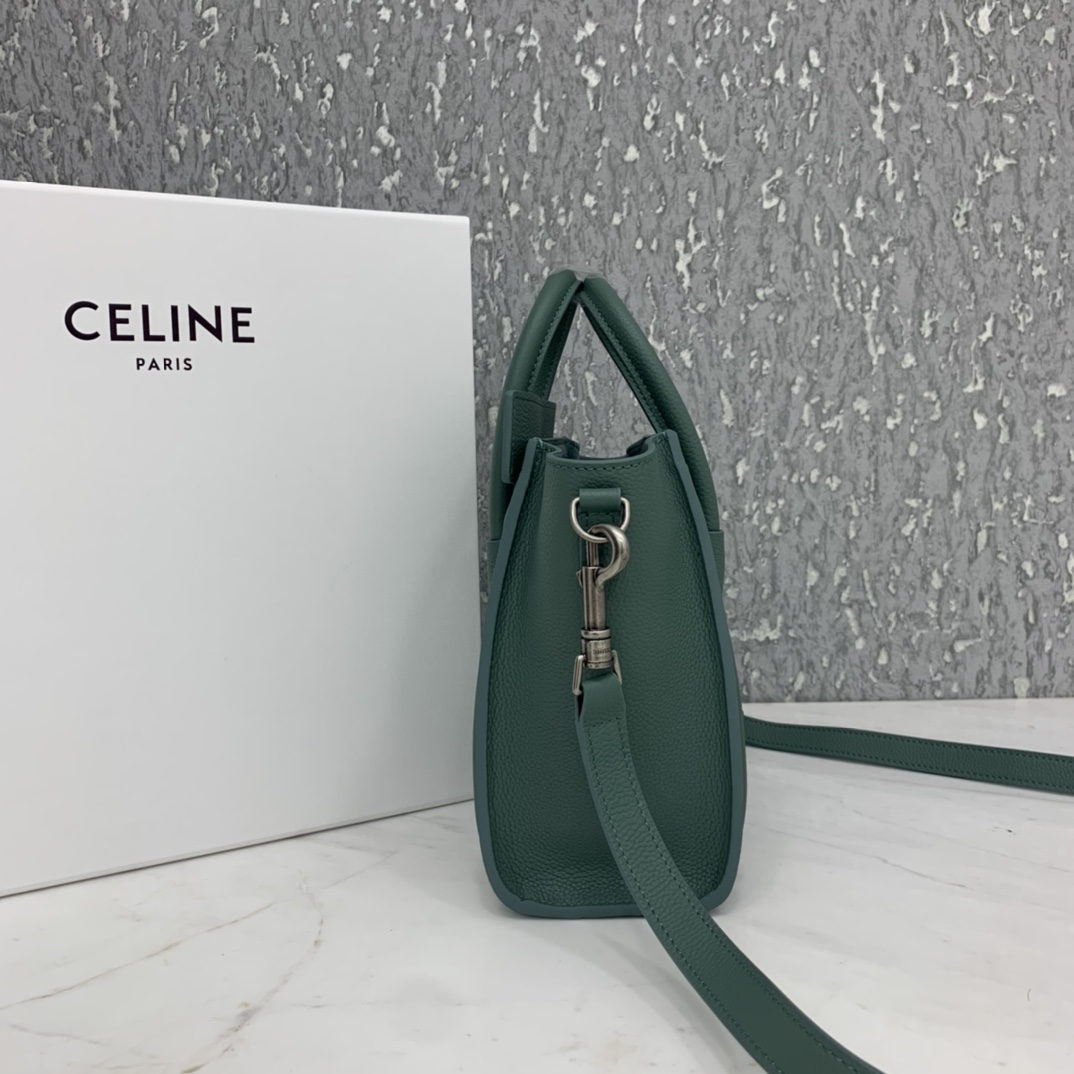 New version of CELINE smiley bag original overseas single parallel cargo 20CM LUGGAGE calfski