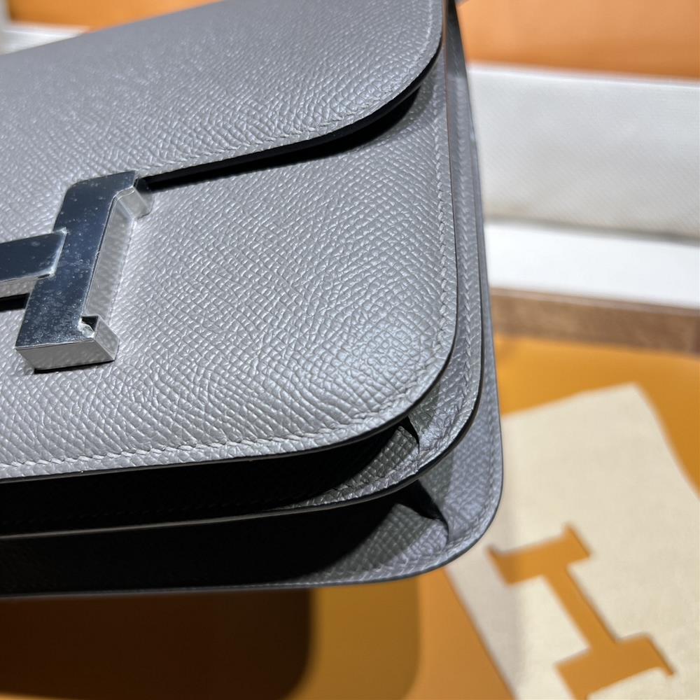 Constant19 Kangkang Epsom 0l Accumulated Rain Cloud Grey Cris Meyer Silver Button Purchase