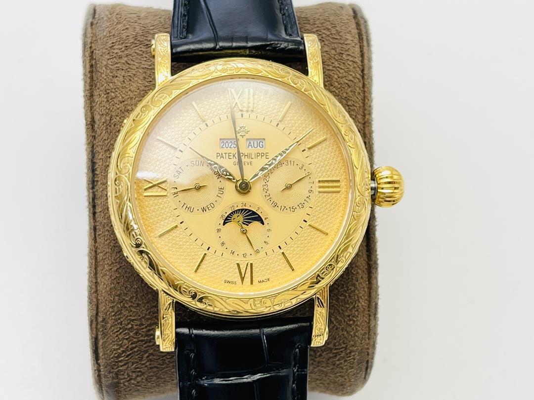 Patek Philippe 5270P336 Super complex function timepiece watchA doublelayer precision steel carved