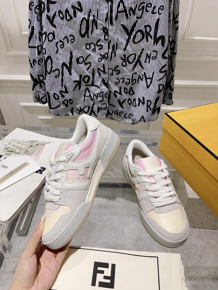 Factory produced womens mens Fendi Match 2023 new sports board shoes a sneaker crafted